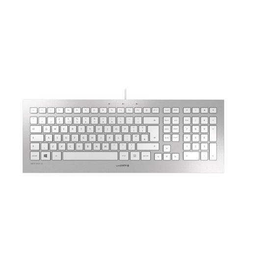 Slika Cherry Strait 3.0 tastatura, USB, YU, bela