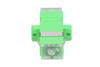 Slika Extralink SC/APC simplex SM adapter green transparent , dust caps