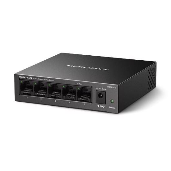 Slika Mercusys MS105GS V2.0 5-Port Gigabit Desktop Switch Metal Housing
