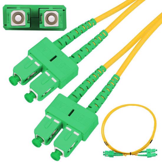 Slika Extralink Patchcord SC/APC-SC/APC SM G.652D Duplex 3.0mm 1.0m PVC