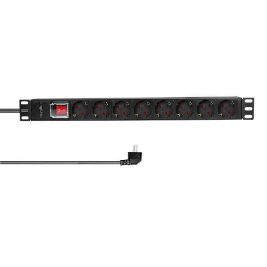 Slika Logilink PDU 8 x šuko CEE 7/3, 2.0m, sa prekidačem