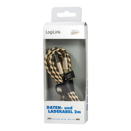 Slika Logilink USB 2.0 Type C kabl, USB - C/M na USB - A/M 2.0m