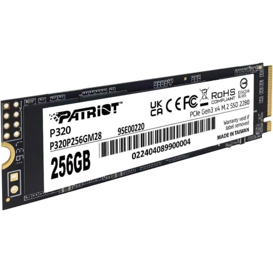 Slika SSD M.2 NVMe 256GB Patriot P320 2200MBs/1200MBs P320P256GM28