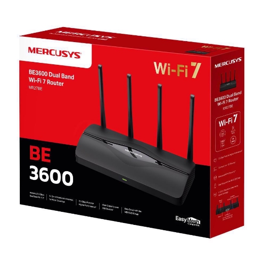 Slika Mercusys MR27BE V1.2 BE3600 Dual-Band Wi-Fi 7 Router