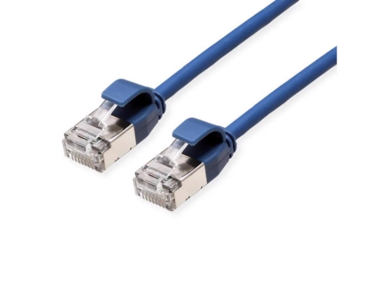 Slika Secomp Roline U/FTP Data Center PatchCord Cat6A/Cl.EA Slim LSOH plava 1.0m