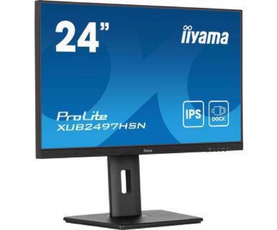 Slika IIYAMA 23.8" XUB2497HSN-B2 1920x1080 100Hz, 1ms, USB C Docking 65W, RJ45