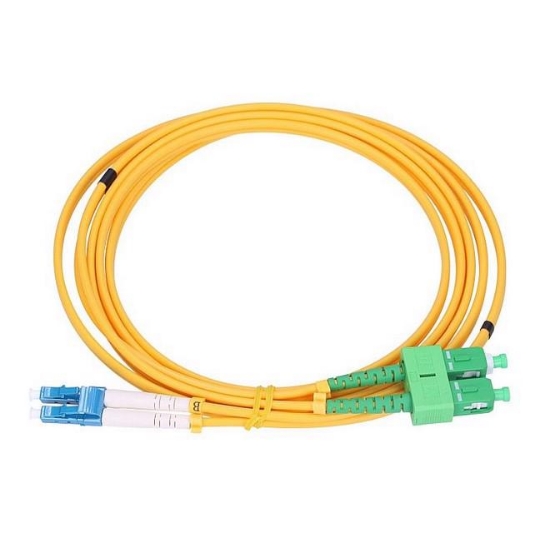 Slika Extralink Patchcord LC/UPC-SC/APC, G652D, SM, duplex, 3.0mm, 2.0m