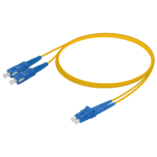 Slika LanPlus Patchcord SC/UPC-LC/UPC, SM G.657.A1, Duplex, 3.0mm 1.0m