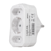 Slika Logilink šuko adapter - lopov  2x CEE 7/16 + 1x CEE 7/3