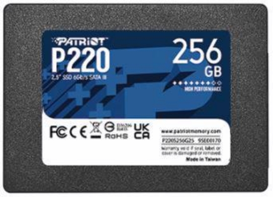 Slika 256GB Patriot SSD P220 550MBs/490MBs 2,5" P220S256G25