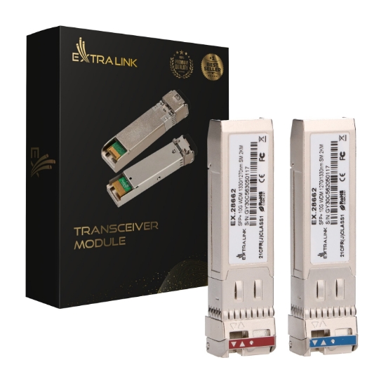 Slika Extralink SFP+ 10G, WDM BIDI, 10Gbps 1270/1330nm, single mode, 2km, pair