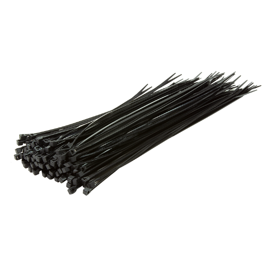 Slika LogiLink Vezice 100 kom, 300x3.4mm, crna