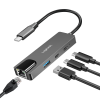 Slika Lan HUB Type C, 1 x 2.5 Gb LAN, 1x USB-A 3.0, 2 x USB Type C 2.0, Logilink