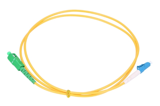 Slika Extralink Patchcord SC/APC-LC/UPC SM, G657A, Simplex, 3mm, 1.0m