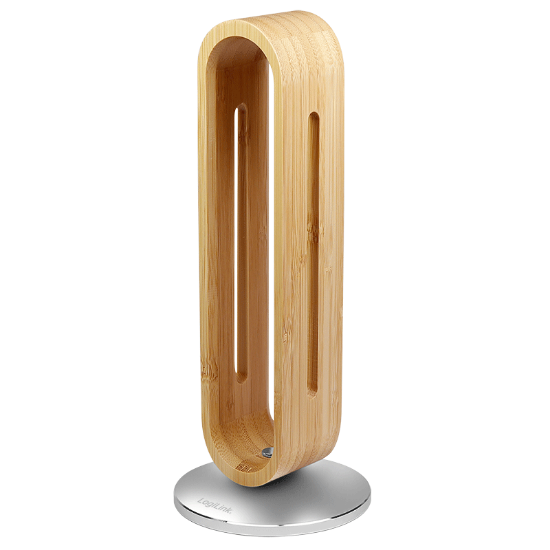 Slika Logilink držač za slušalice bamboo, svetlo braon