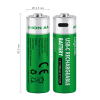Slika Logilink punjive baterije AA 1.5V 1850 mAh / 2775 mWh, type c, 2 kom