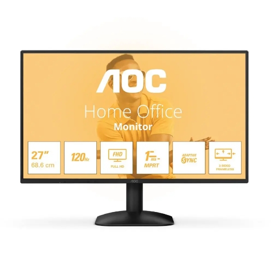 Slika AOC 27" 27B31H IPS, FHD 1920x1080, 120Hz, 1ms, HDMI, VGA, TILT