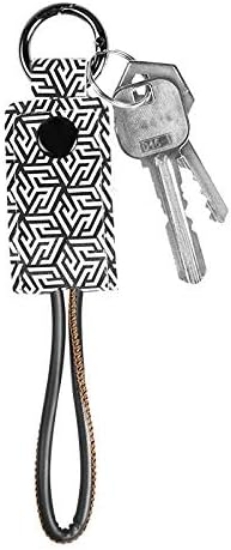 Slika Logilink USB 2.0 Type C cable privezak, C/M na USB - A/M, bela / crna