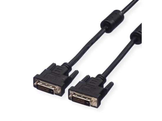 Slika Secomp Value DVI Cable, DVI (24+1), Dual Link, M/M, 1.0m