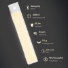 Slika Logilink LED svetlo sa senzorom pokreta, ugradno, ultra tanko, 20cm, bela