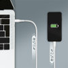 Slika Logilink USB 2.0 Type C - C, M/M, 60 W, bela, 1.0m