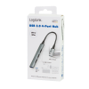 Slika Logilink HUB 3.0, 4 x USB-A, ultra slim, aluminimum, siva