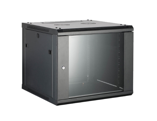 Slika Safewell rack orman SMA 19" 12U 600x450, zidni, vrata sa kaljenim staklom