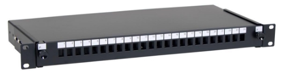 Slika Safewell Patch panel 24 Simplex SC sa kasetom, bez modula, crni