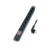 Slika Logilink PDU 8 x šuko, prenaponska zaštita, prekidač, 1.8m