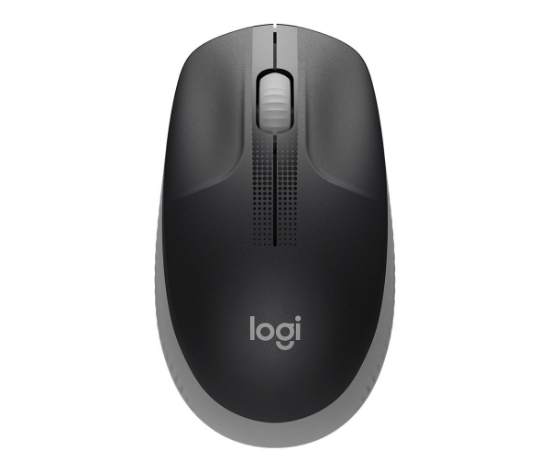 Slika MIŠ LOGITECH M190 Full Size Wirelless Mid Gray,