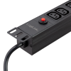 Slika Logilink PDU 12 x C13, konektor C14, prenaponska zaštita