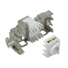 Slika Logilink Keystone modul, Cat6A, STP, 17.2mm, 22-24 AWG, toolless, srebrna