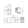 Slika Logilink Keystone modul, Cat6A, STP, 14.5mm, 22-26 AWG, toolless, srebrna