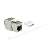 Slika Logilink Keystone modul, Cat6A, STP, 16.0mm, 22-26 AWG, toolless, srebrna